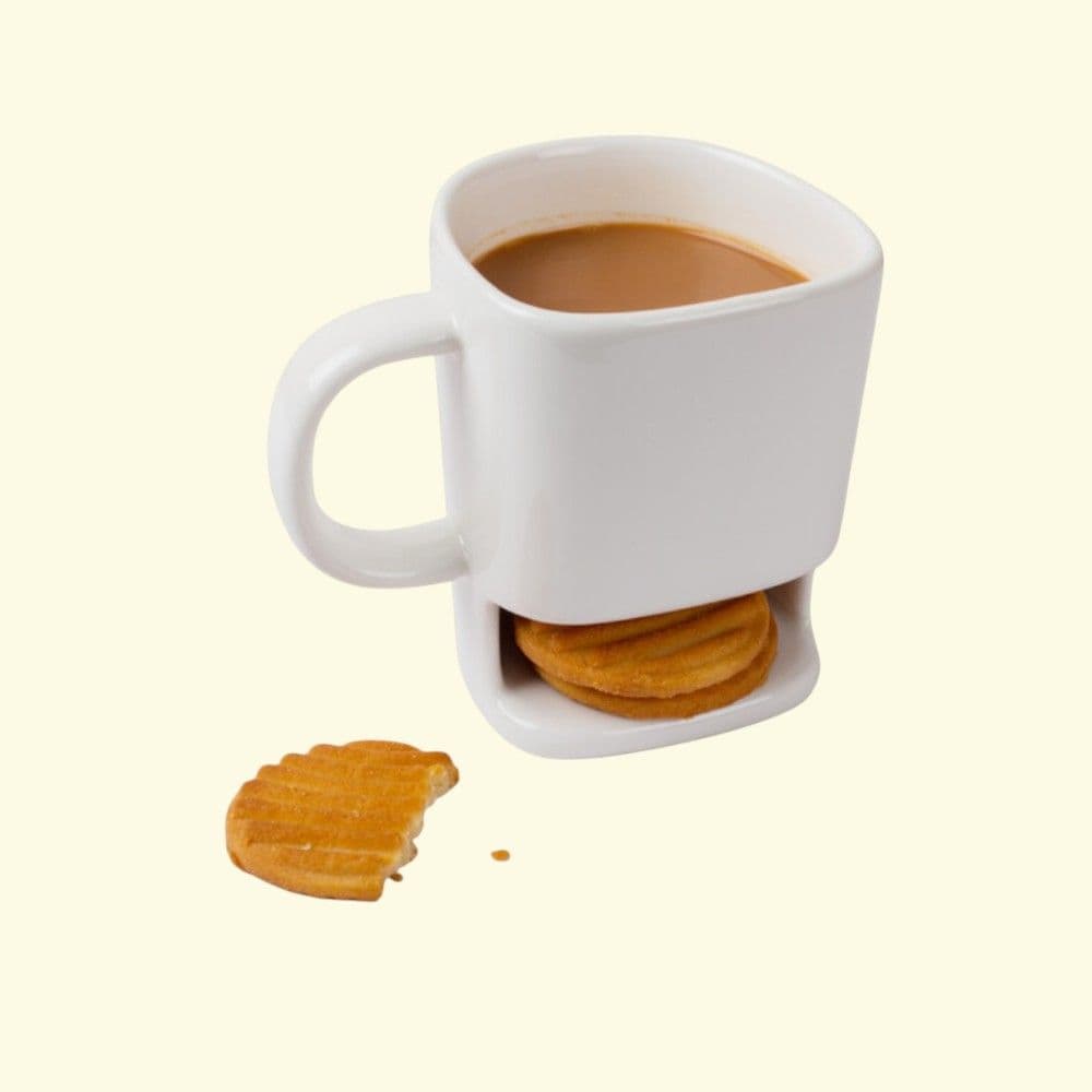 Urban Gear Cookie Mug White – Front View