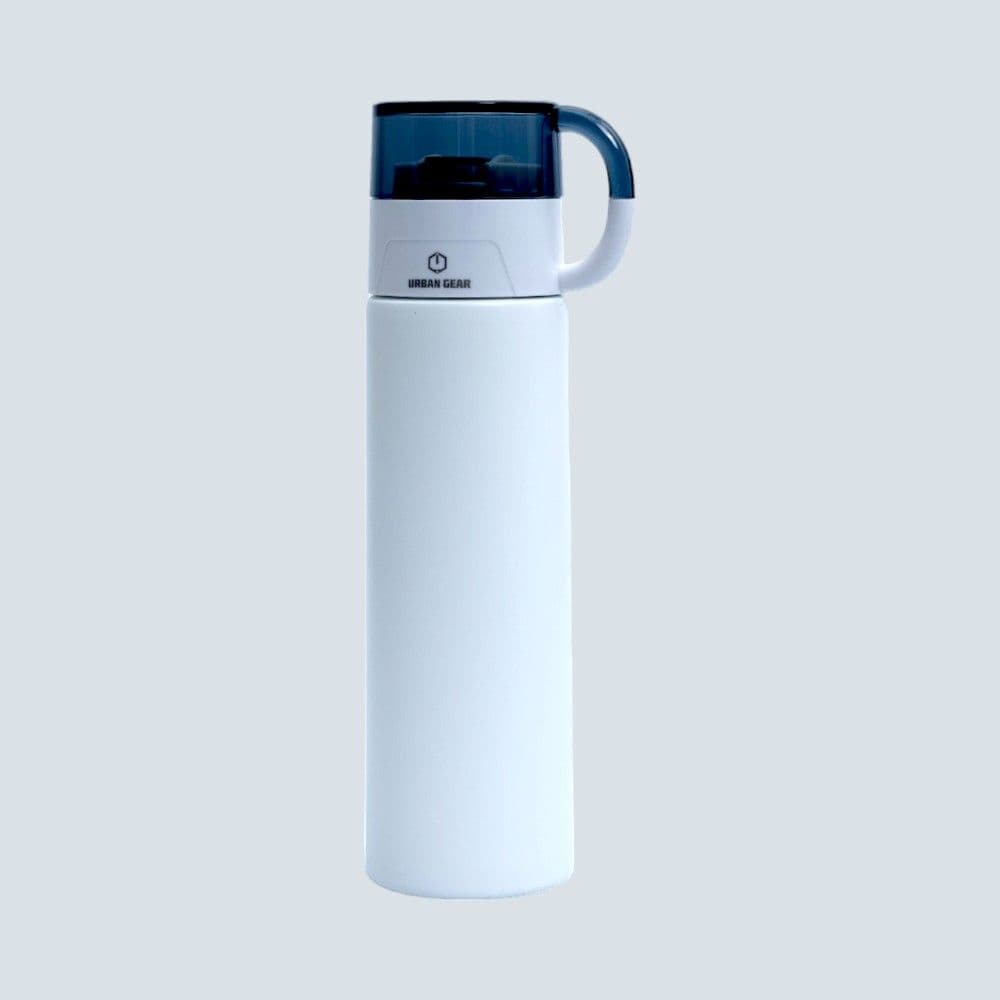 Urban Gear Cloud Sports Bottle White 500ml – Front View
