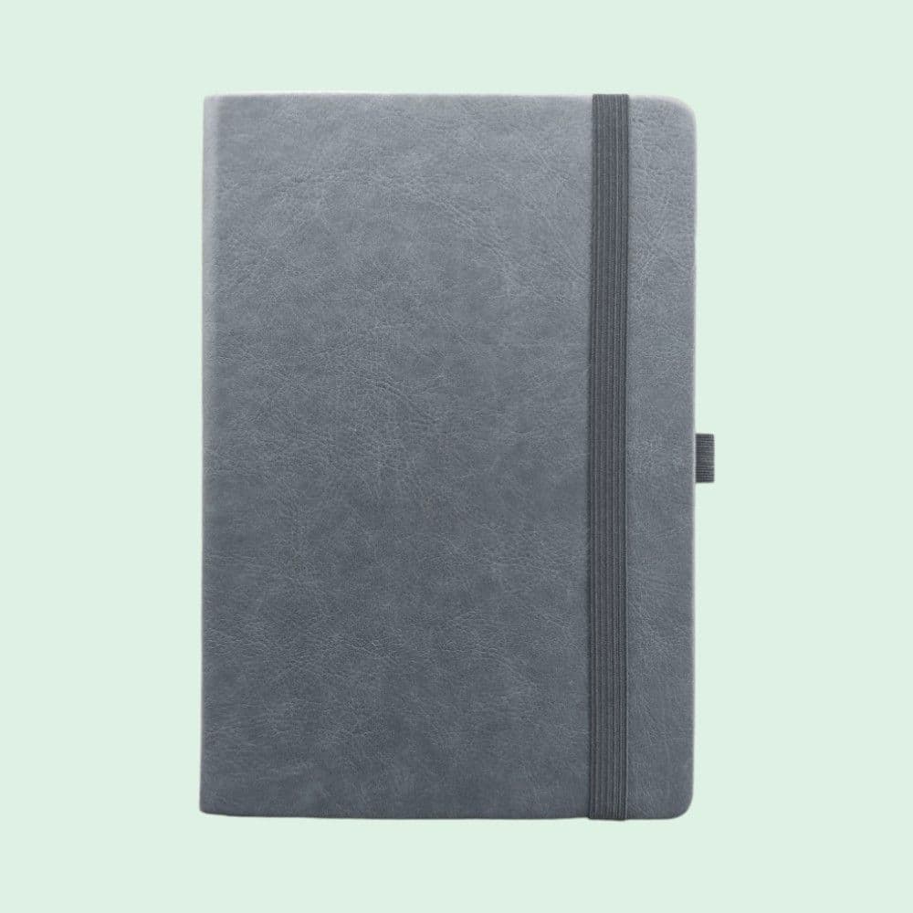 Primo A5 Notebook- Grey- A5- 192 Pages