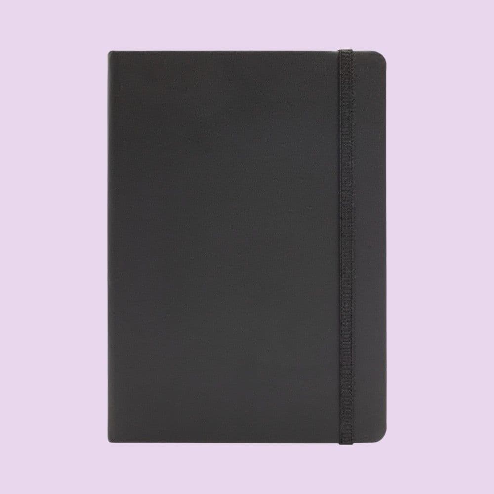 Anupam Fluct Journal A5 Notebook Black – Front View