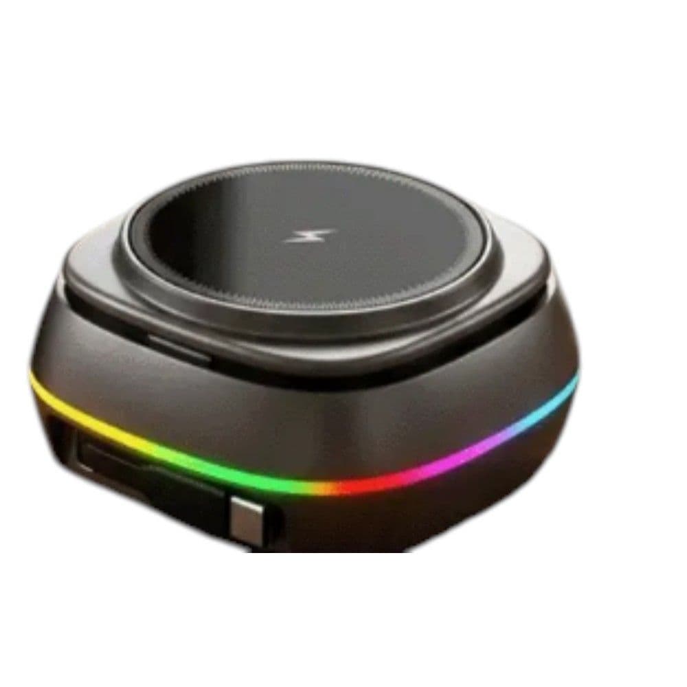 Fuzo Trinity 3-in-1 Portable Wireless Charging Station - Grey