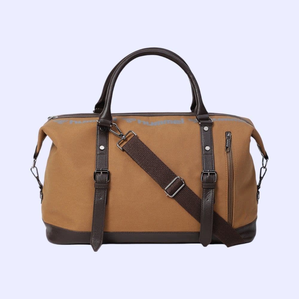 Hummel Canvas Duffle Bag- 46L- Tan