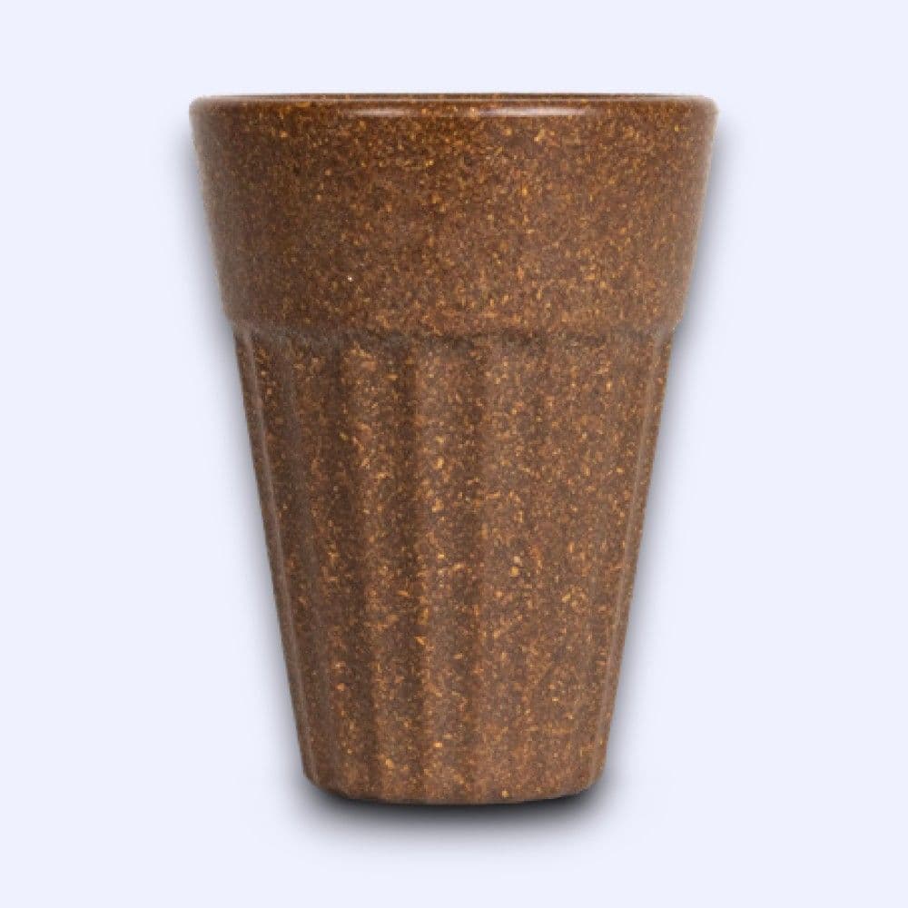 TurtleTales Eco-friendly Premium Husk Chai Cup- Brown- 140ml