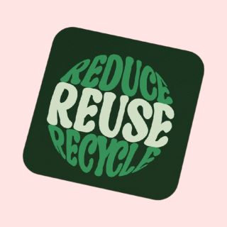 RRR Vibes Coaster with Foam - Square - 9 x 9 cm