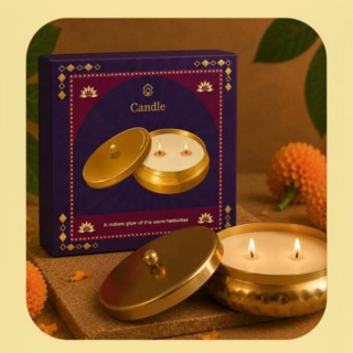 Eat Better Golden Lid Candle